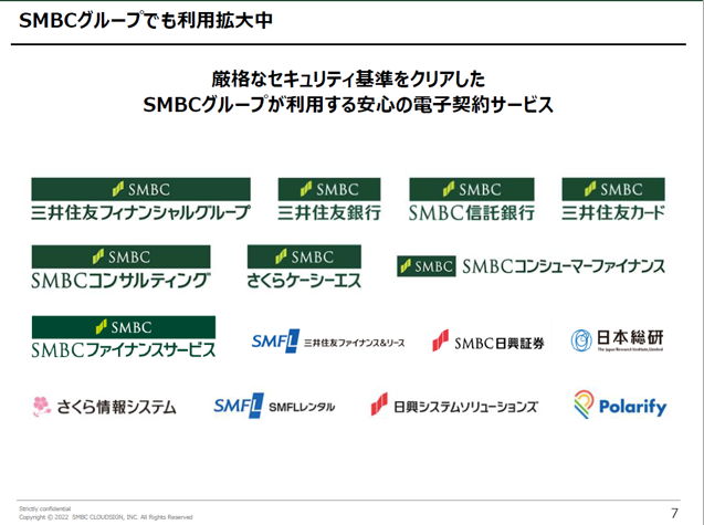 SMBCグループで利用拡大中