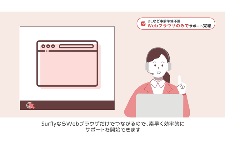 必要なものはWEBブラウザのみ