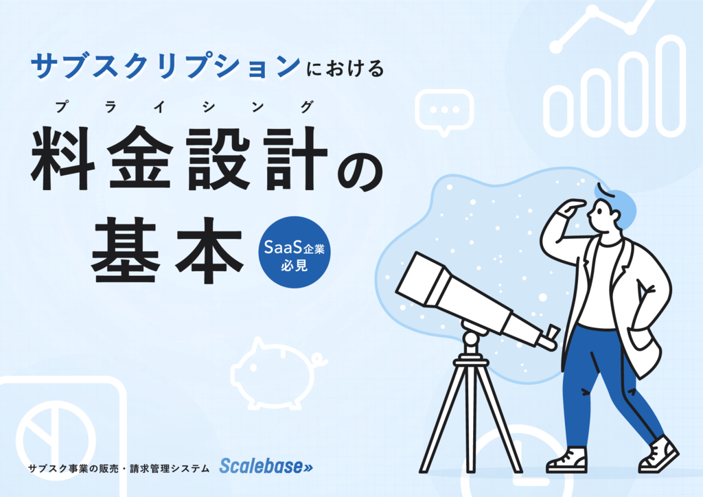 資料: サブスクにおける料金設計の基本