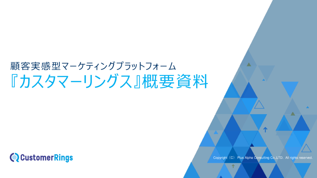 資料: カスタマーリングス概要資料