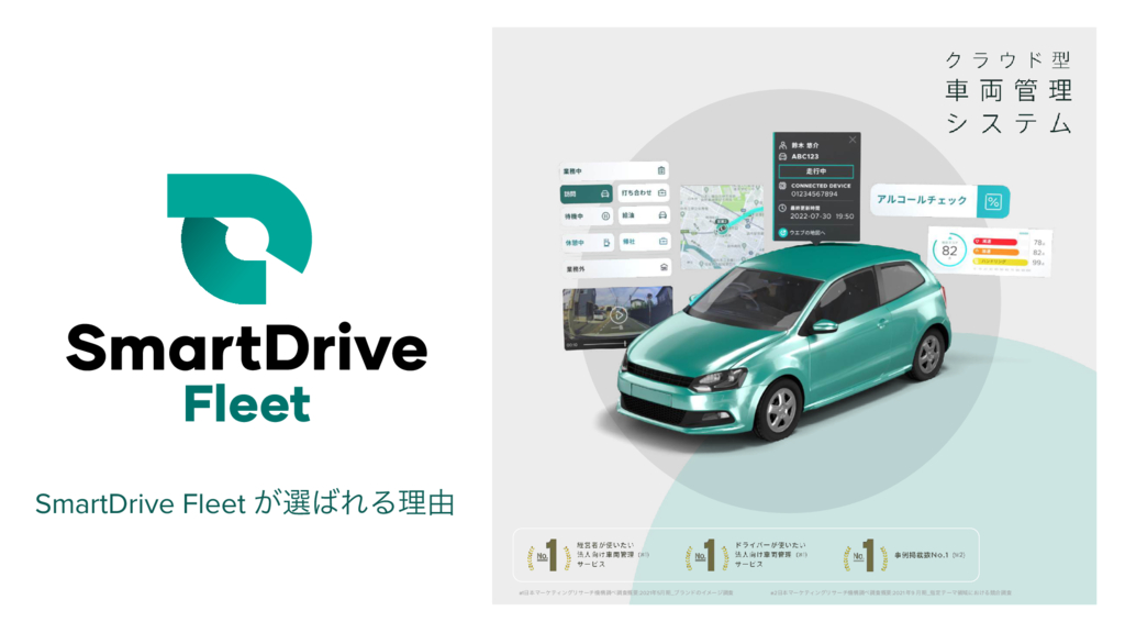 資料: SmartDrive Fleetが選ばれる理由