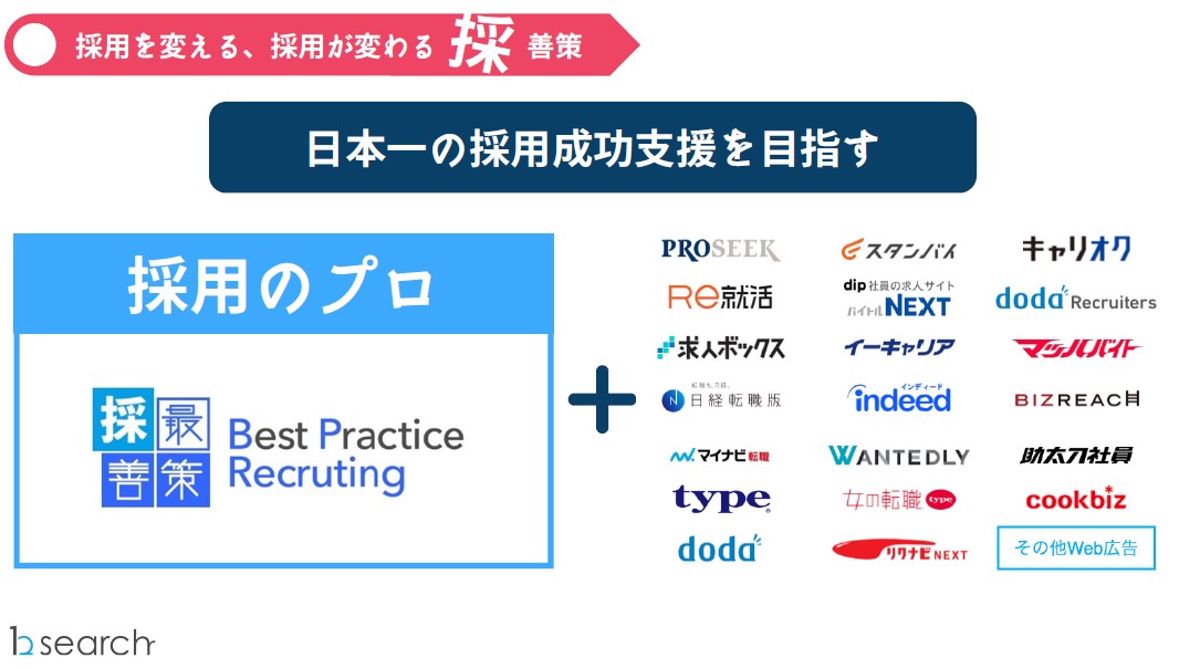 日本一の採用成功支援会社へ