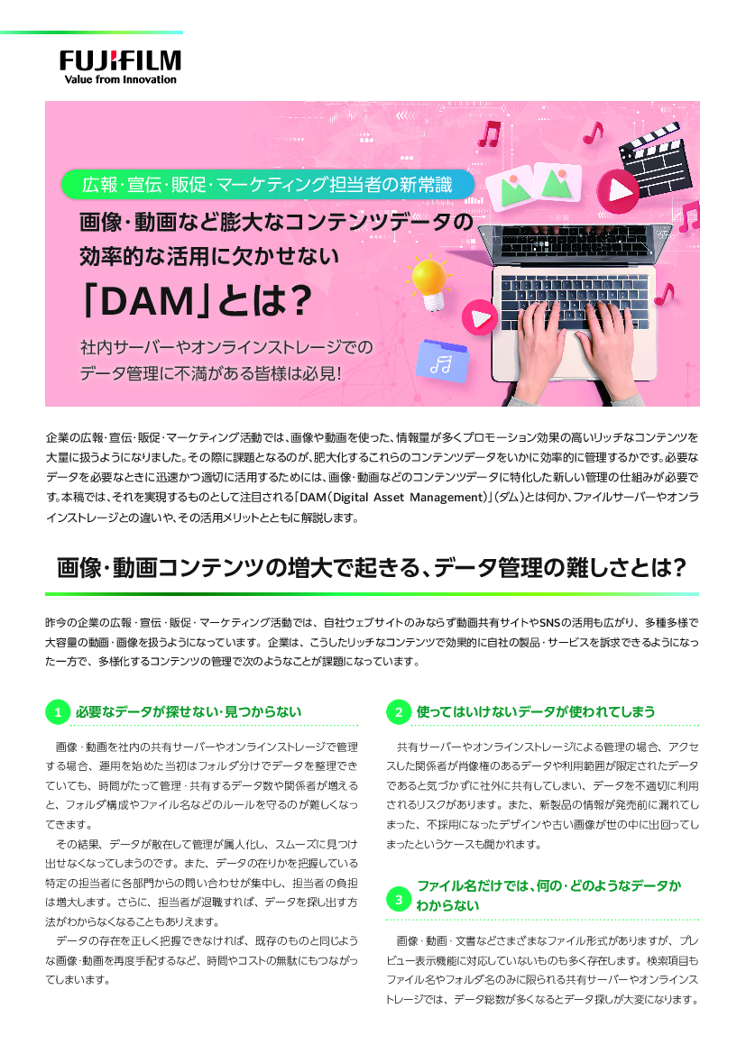 資料: ホワイトペーパー「DAMとは？」