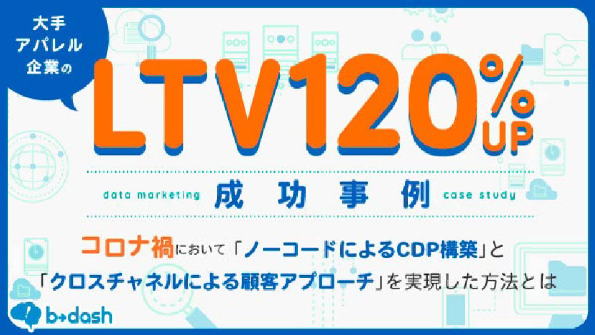 資料: 大手アパレル企業の LTV120%UP成功事例