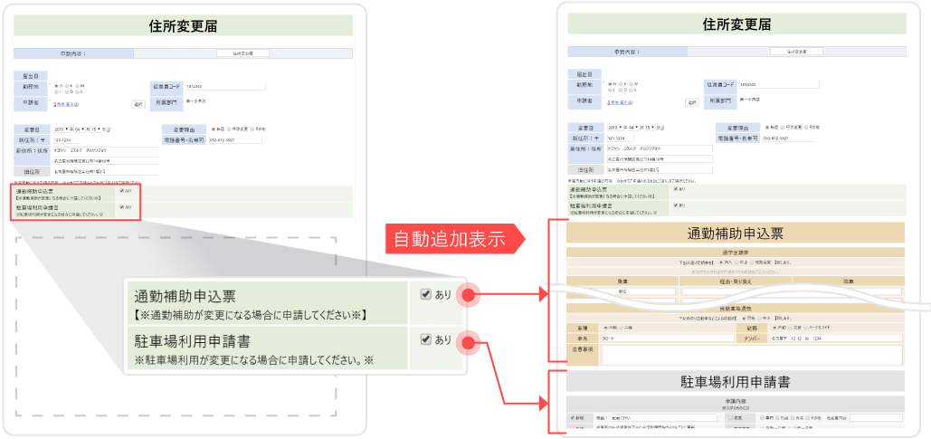 フォーム入力画面