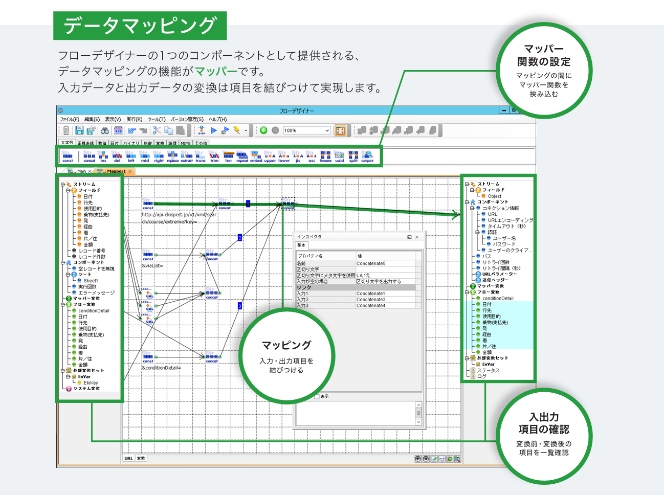 データマッピング