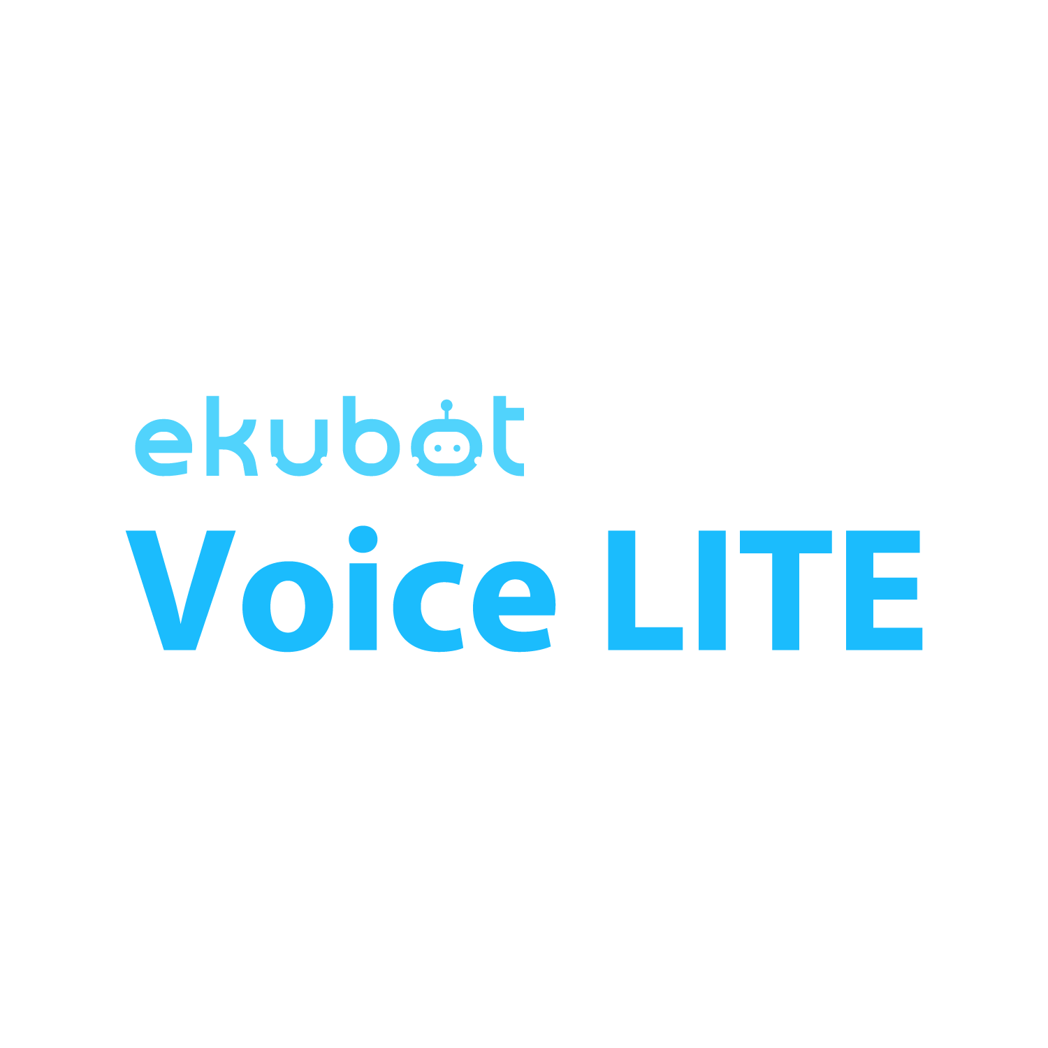 ekubot VoiceLITEのロゴ