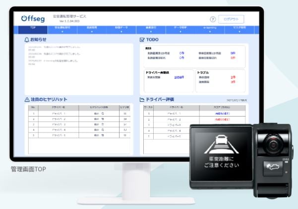 通信型ドライブレコーダー Offseg（オフセグ）