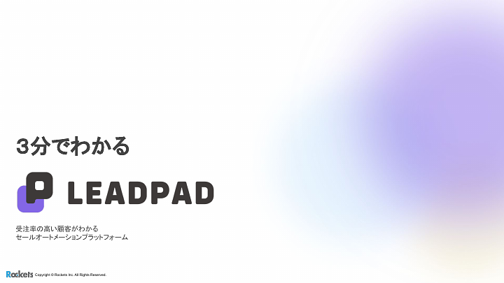 資料: 3分でわかるLEADPAD_2024_12