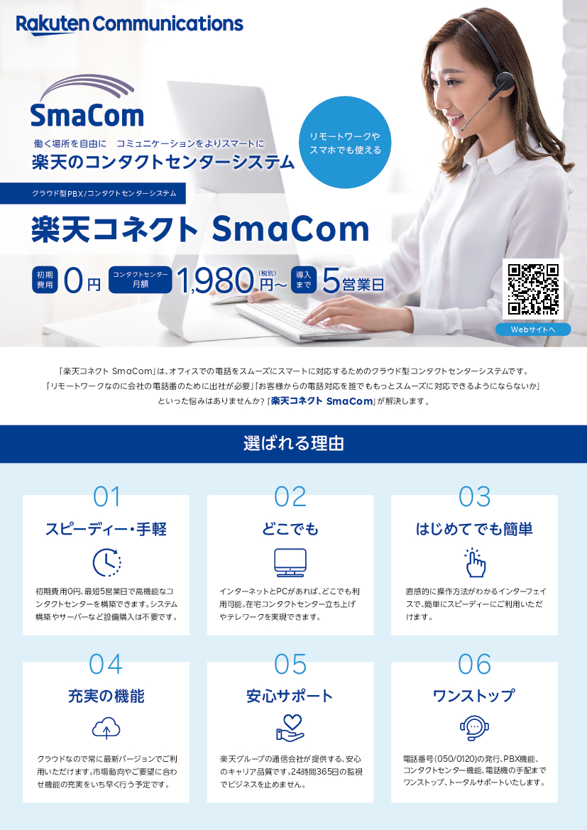 資料: 楽天コネクト  SmaCom