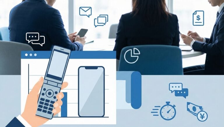 法人携帯ガラケーのおすすめキャリア4選！かけ放題プランや機種を比較