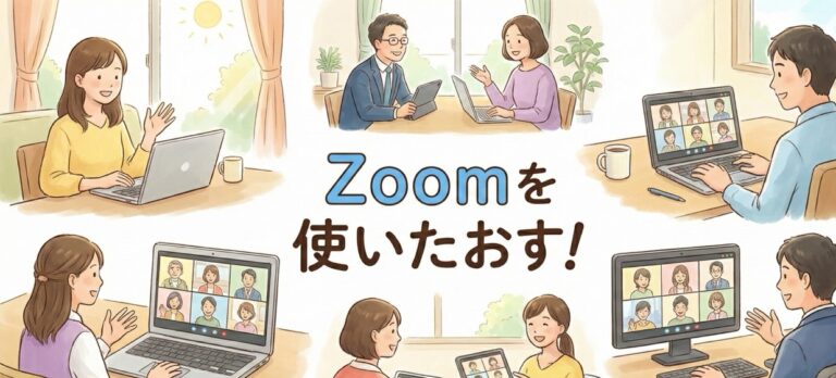 Zoomの使い方！Web会議・ウェビナーのやり方と、テレワークを楽しむ小ワザ集