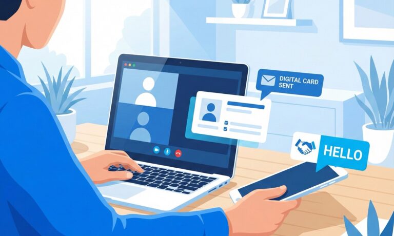 「オンラインで名刺交換」どう実現？Web会議でスマートに自己紹介する方法