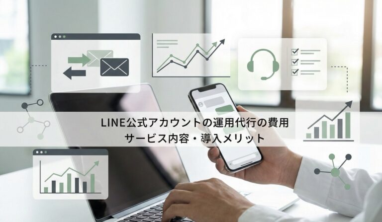 LINE公式アカウントの運用代行の費用は？サービス内容・導入メリット