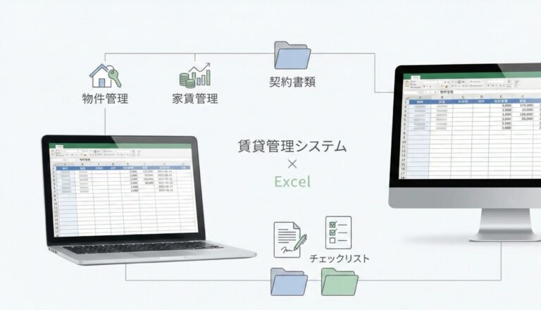 Excelで賃貸管理をする方法 – 課題 | 移行時に検討したい賃貸管理システム6選