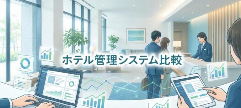 ホテル管理システムのおすすめ比較！料金やメリット・選び方のコツを解説
