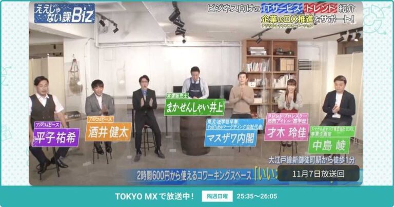 [ええじゃない課Biz×BOXIL] 注目のITツールを紹介 – 2021年11月7日放送分