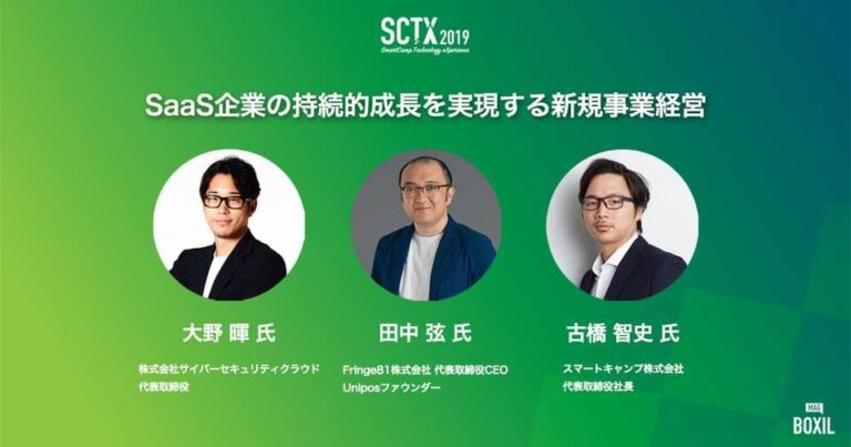 [PR] SaaS企業の持続的成長に欠かせない新規事業創出のノウハウとは – SCTX2019特集