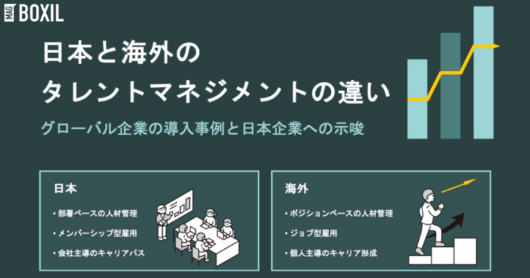 日本と海外のタレントマネジメントの違いとは？事例やグローバル対応におすすめサービスも