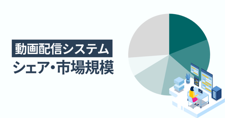 動画配信システムのシェア・市場規模 一番選ばれている人気サービスはSmartSTREAM