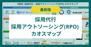採用代行・採用アウトソーシング(RPO)のカオスマップ！AI活用やエンジニア採用も