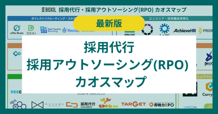 【2026年版】採用代行(RPO)サービスのカオスマップ！AI活用やエンジニア採用も