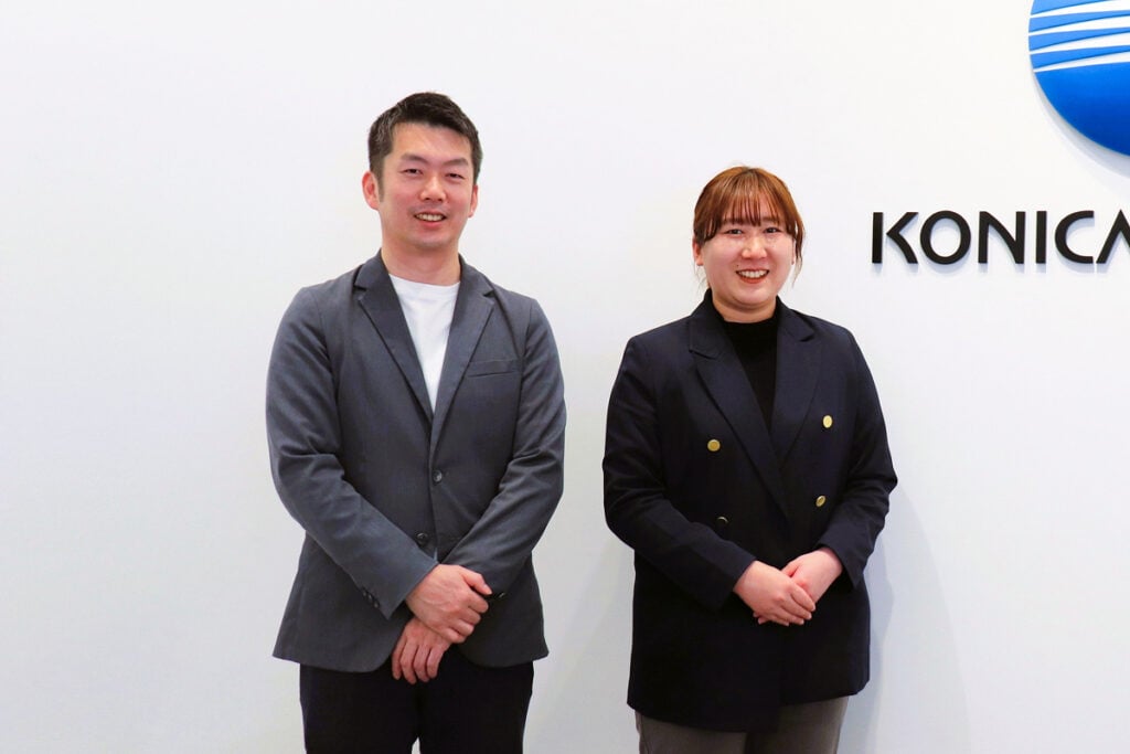 コニカミノルタジャパン 山中氏・小関氏