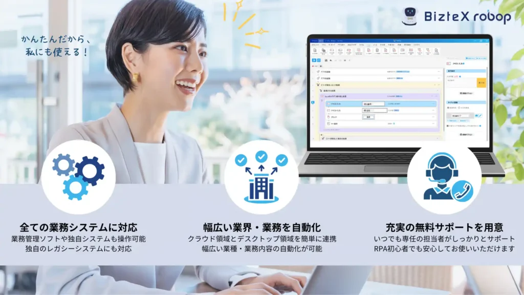 BizteX robop利用イメージ