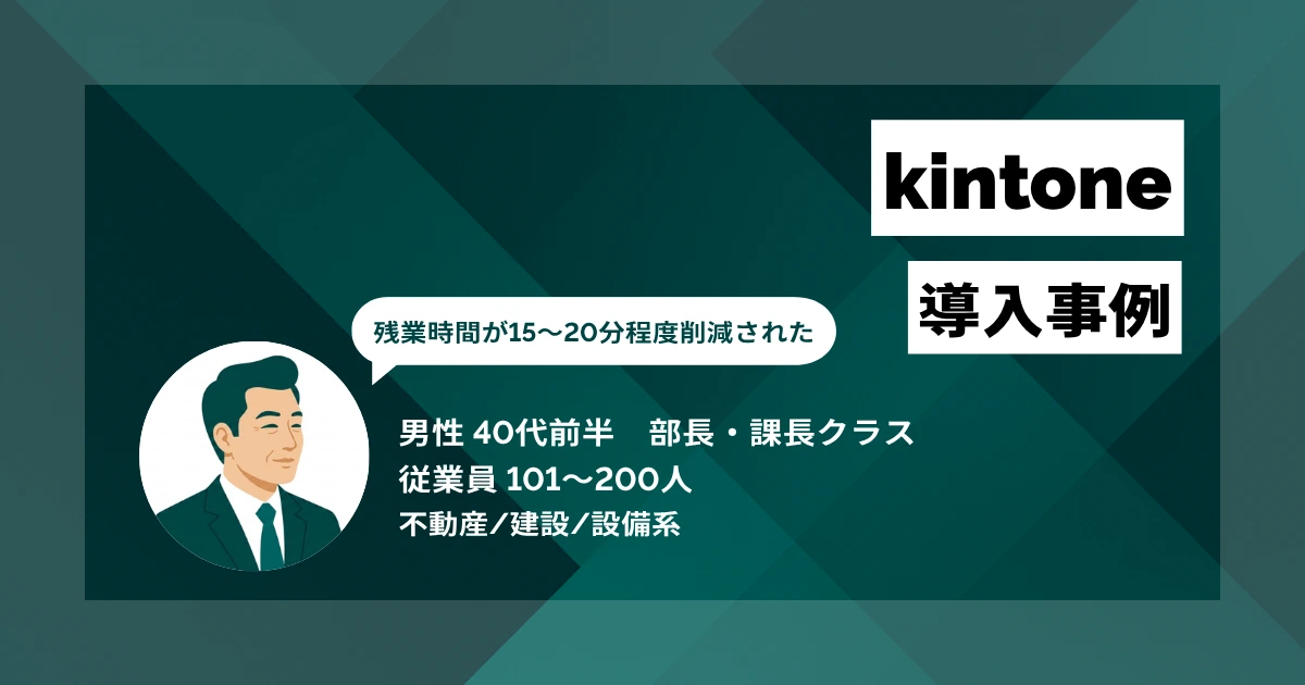 kintone導入事例 同時に導入したIVRとの自動連携機能により入電の75%において手動入力が不要になった