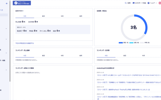 makeshopのUI画面