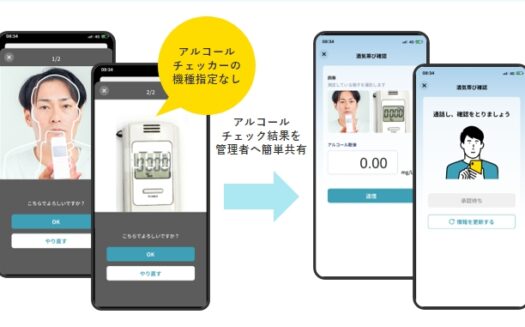 MobilityOne 安全運転管理のUI画面