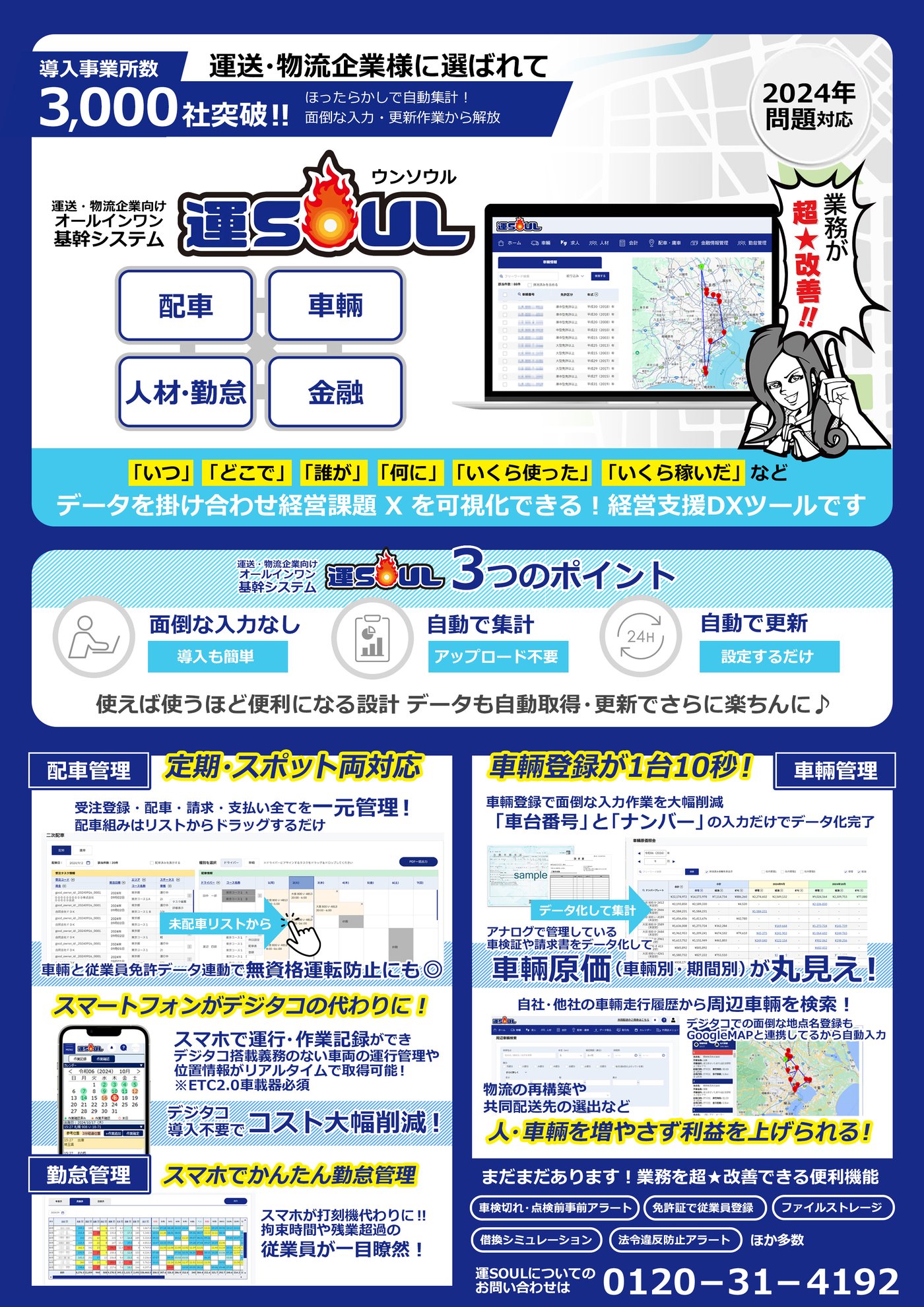 運SOULのUI画面