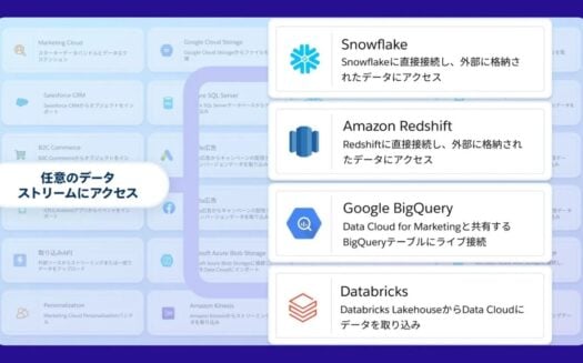 Salesforce Data CloudのUI画面