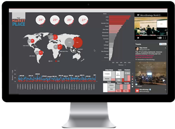 MicroStrategy ONEのUI画面