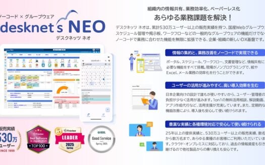 desknet's NEOのUI画面