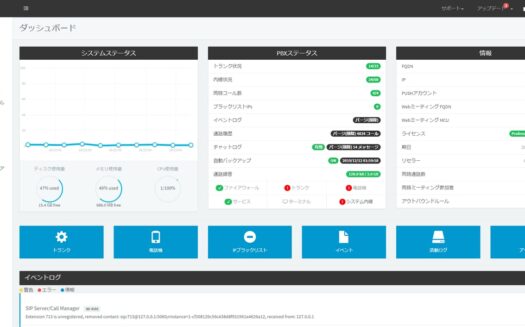 3CXのUI画面