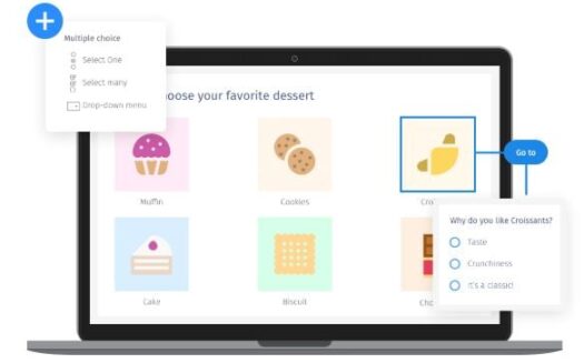 QuestionProアンケートのUI画面