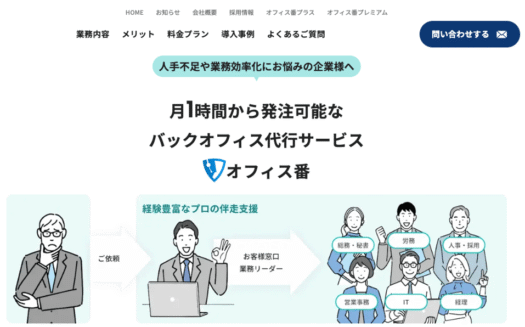 オフィス番のUI画面