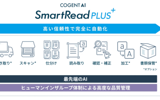 COGENT AI SmartRead PLUS+のUI画面