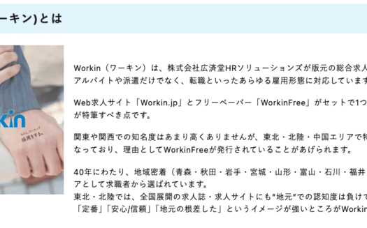 WorkinのUI画面