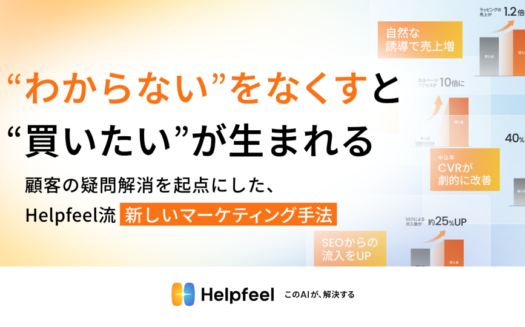 Helpfeel MarketingのUI画面