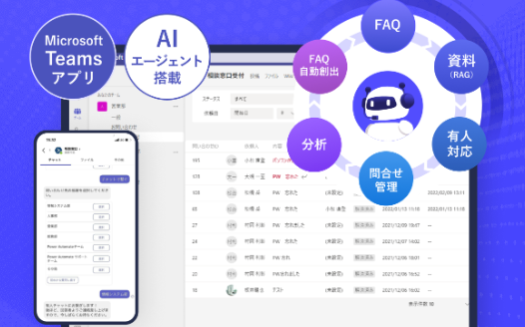 PKSHA AIヘルプデスクのUI画面