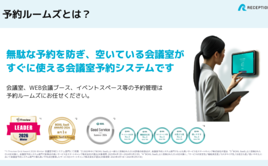 予約ルームズのUI画面