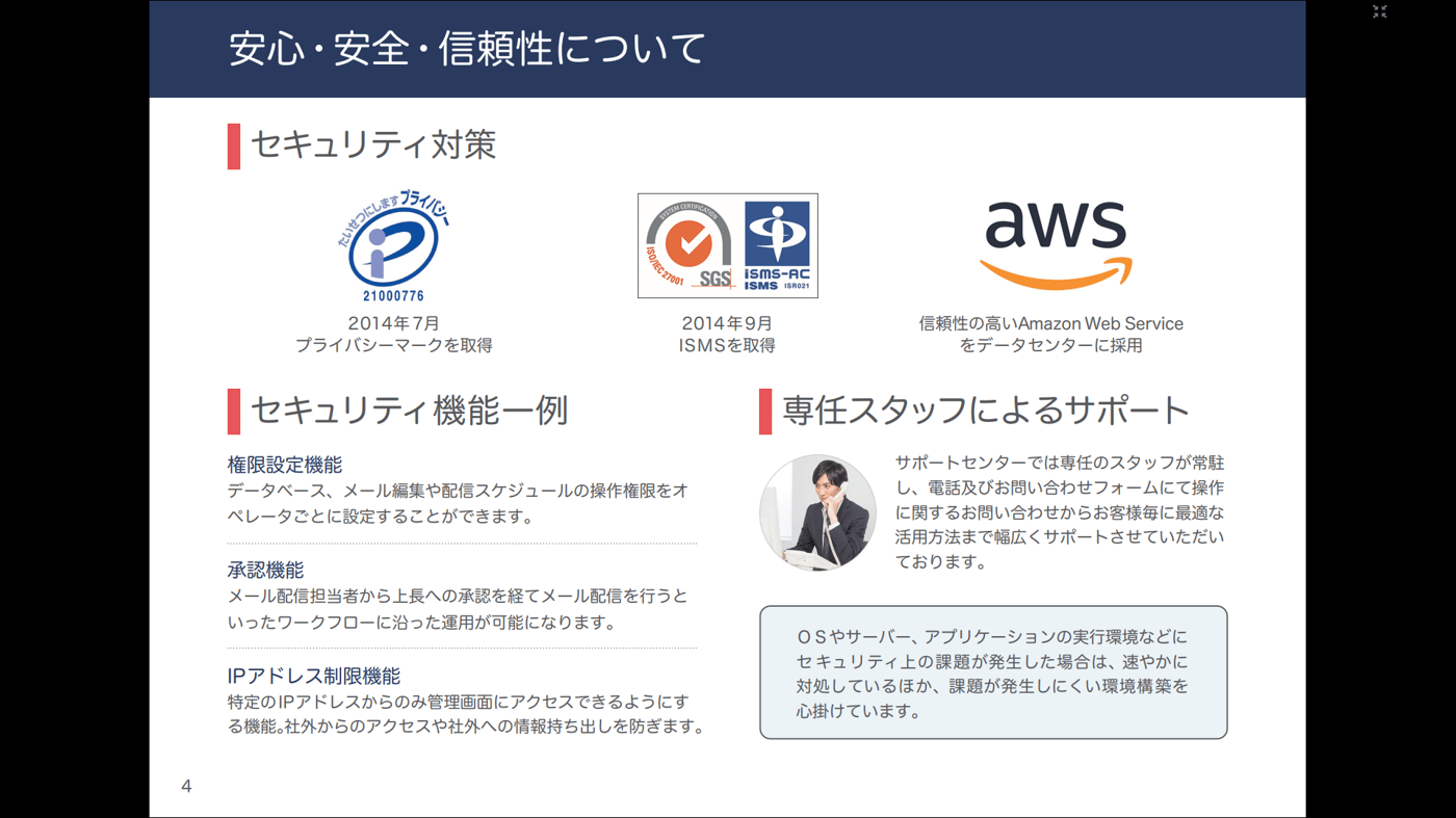 WiLL MailのUI画面