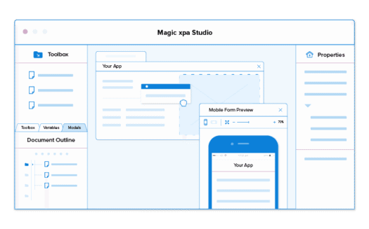 Magic xpaのUI画面