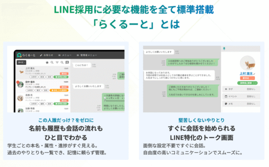 らくるーとのUI画面