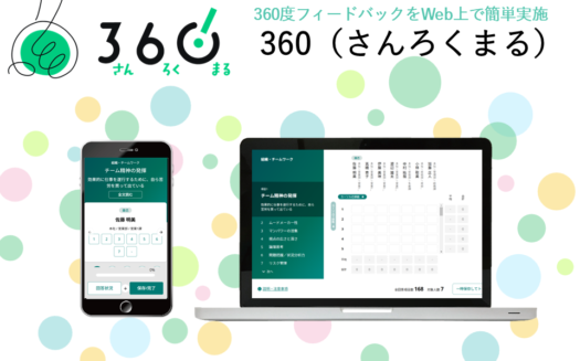 360（さんろくまる）のUI画面