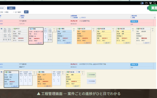 エムネットくらうどのUI画面