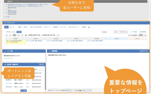 SMALT OFFICEのUI画面